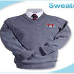 Plain School Sweater
